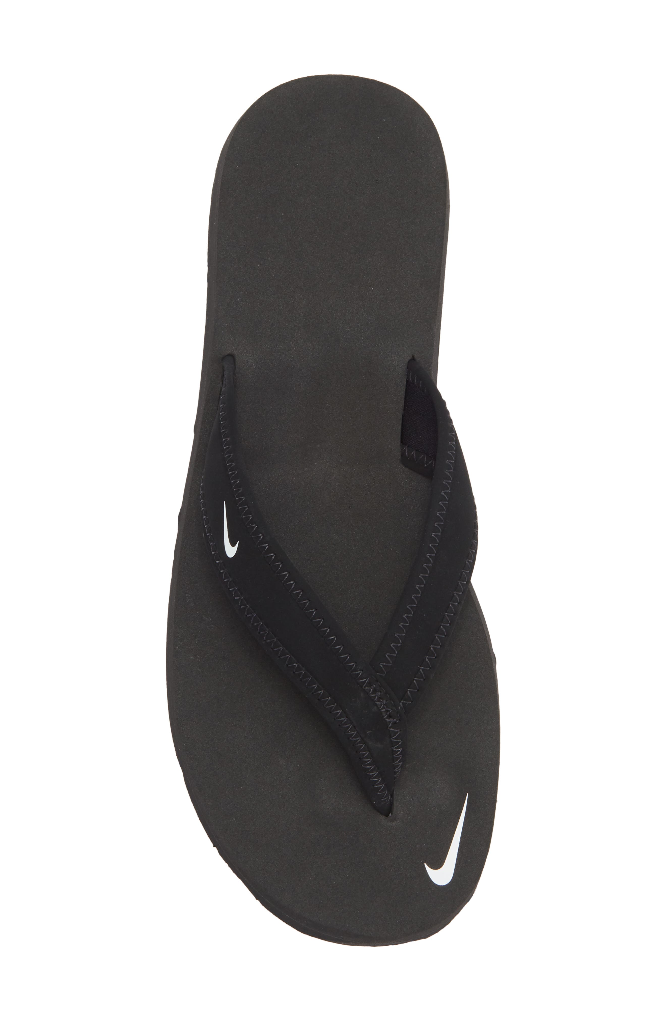 Nike 'Celso Girl' Thong, Alternate, color, 011 Black/White