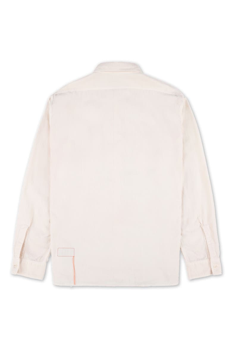 Work Corduroy Shirt, Alternate, color, OFF WHITE