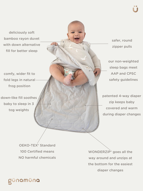 Gunamuna Sleep Sack Duvet 1.0 Tog In Multi