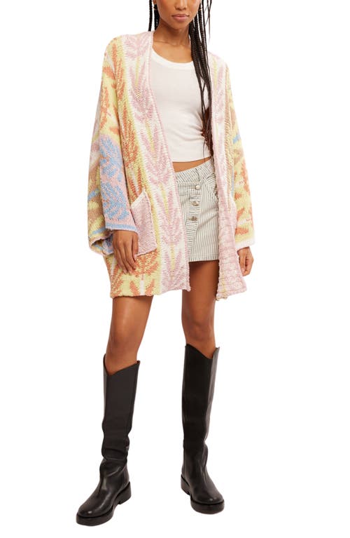 FREE PEOPLE FREE PEOPLE MALLORCA OVERSIZE OPEN FRONT CARDIGAN