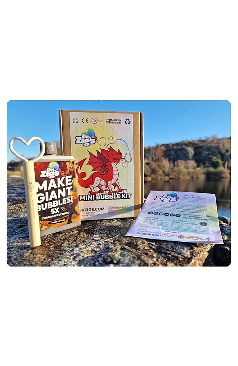 Dr Zigs All in 1 Mini Bubble Kit, Cotton Wand, 3 Pieces, Alternate, color, Multicolored