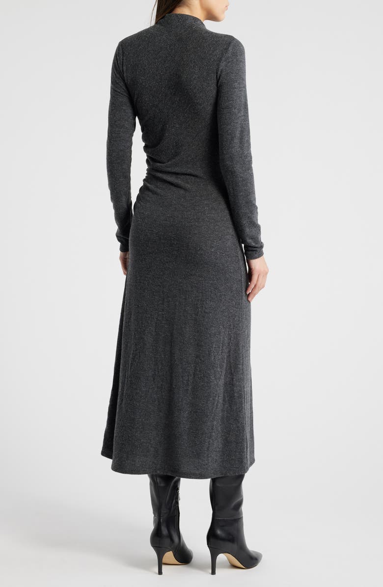 Rails Margaret Long Sleeve Midi Sweater Dress, Alternate, color, Charcoal