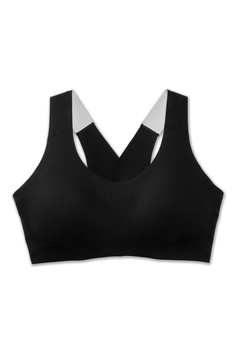 Dare Crossback Sports Bra, Main, color, BLACK