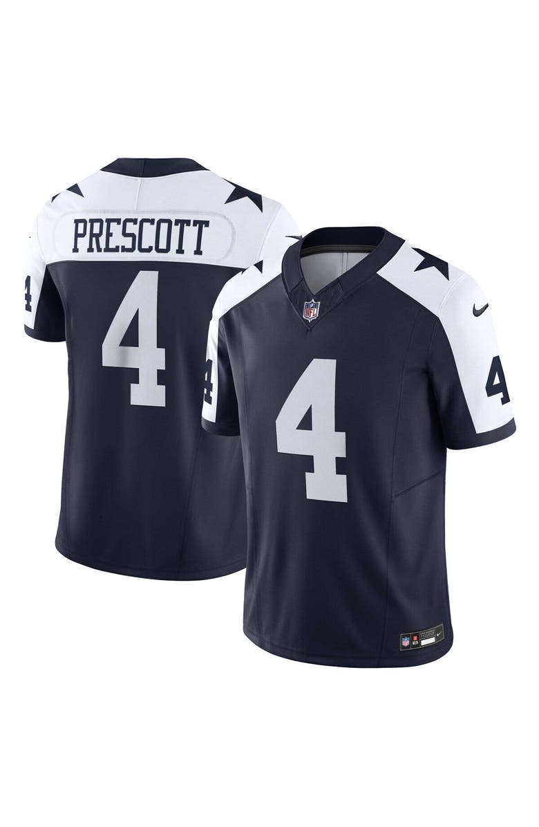 Nike Men's Nike Dak Prescott Navy Dallas Cowboys Vapor F.U.S.E. Limited Jersey, Main, color, Navy