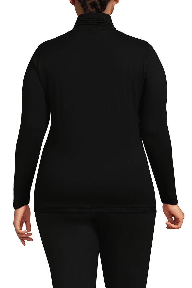 Baselayer Cozy Thermaskin Turtleneck Top, Alternate, color, Black