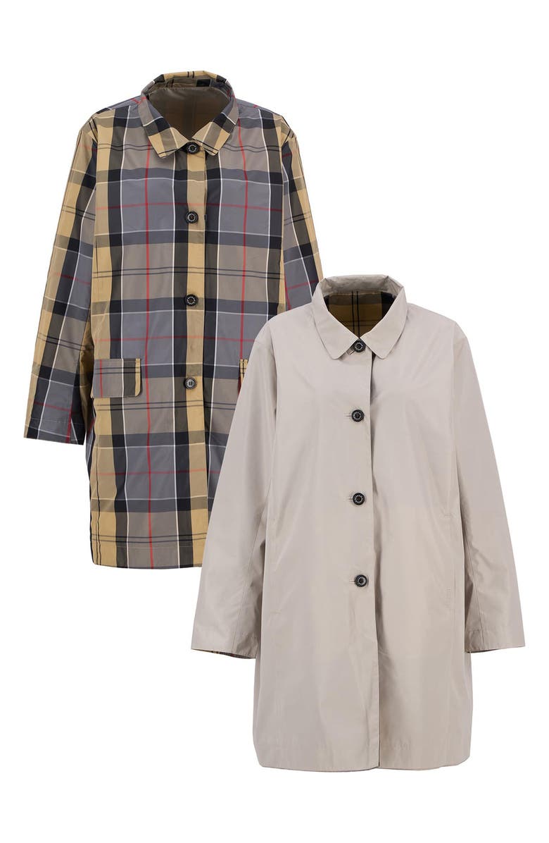 Barbour Babbity Reversible Raincoat, Alternate, color, Mist