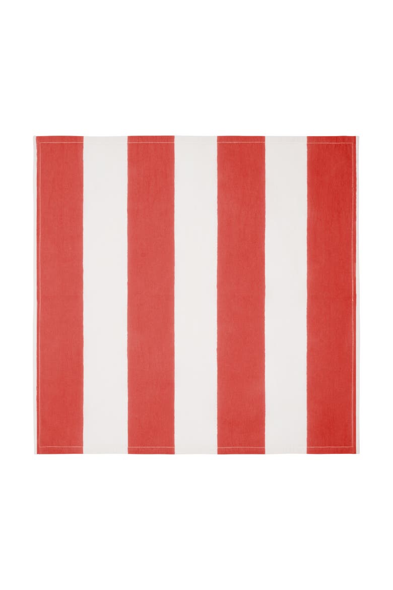 St. Tropez Napkins, Alternate, color, Red 19" x 19"
