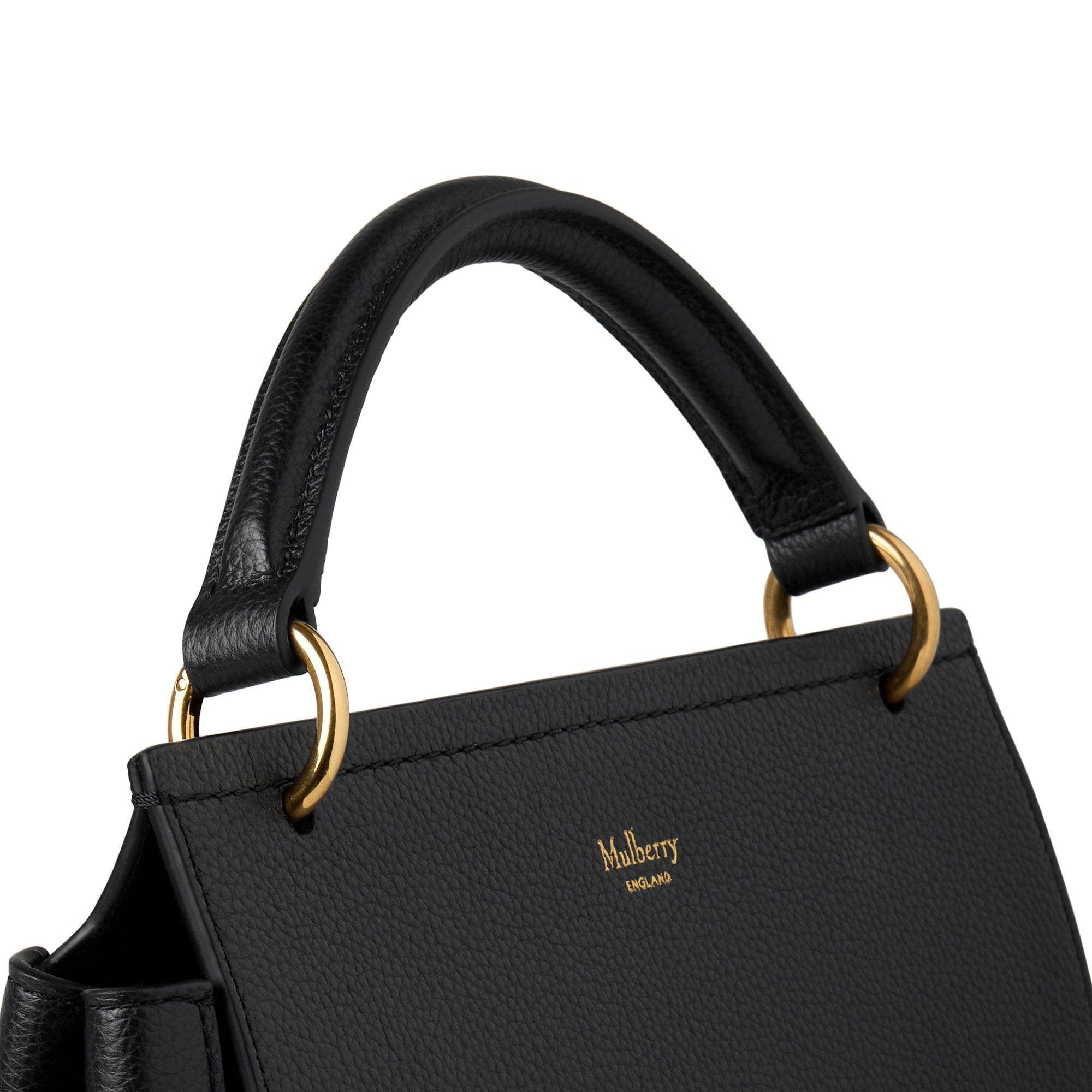 Amberley Leather Handle, Alternate, color, Black