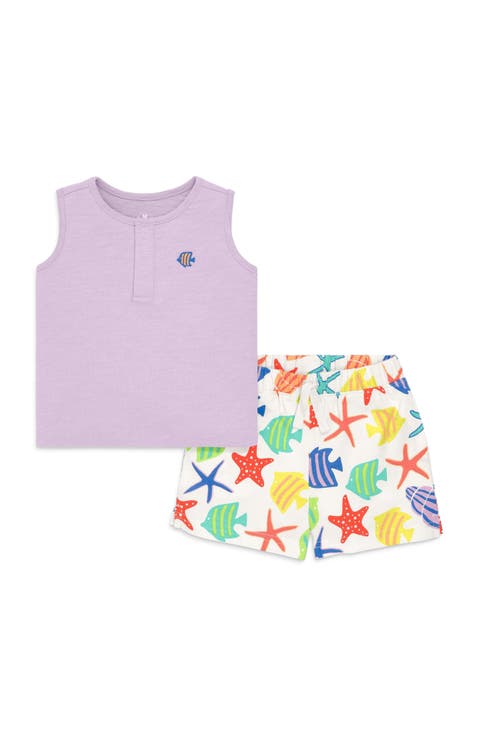 Baby Henley Tank Set