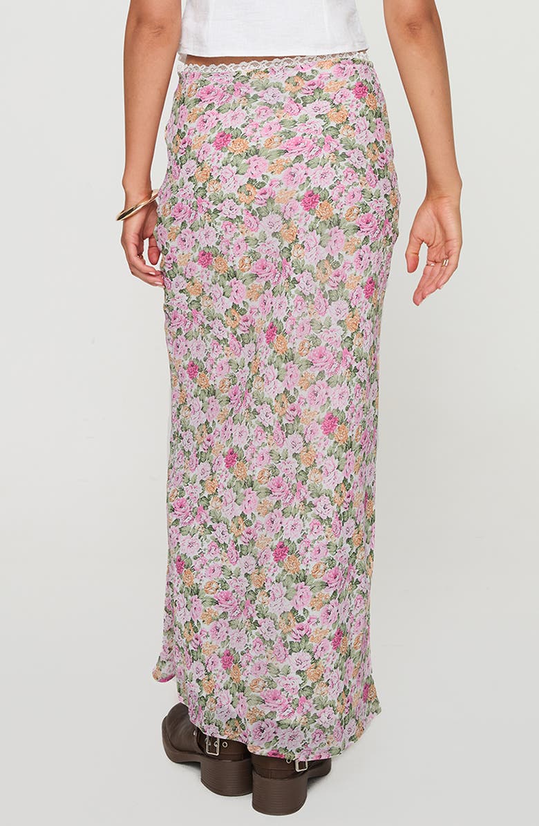 Princess Polly Emily Floral Print Tie Waist Maxi Skirt, Alternate, color,