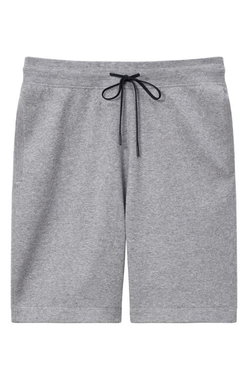 Theory Regular Fit Sweat Shorts In Melange Gray