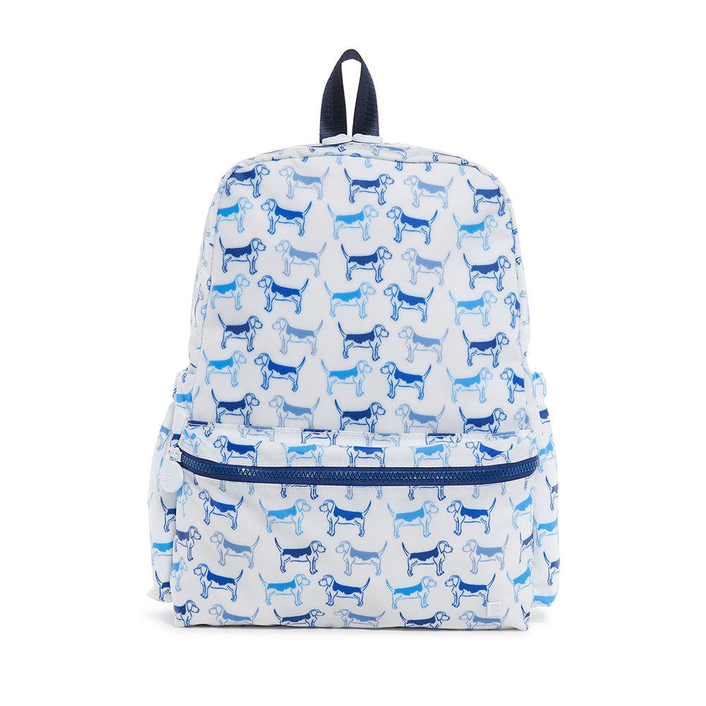 TRVL Design Puppy Love Backpack, Main, color, Blue