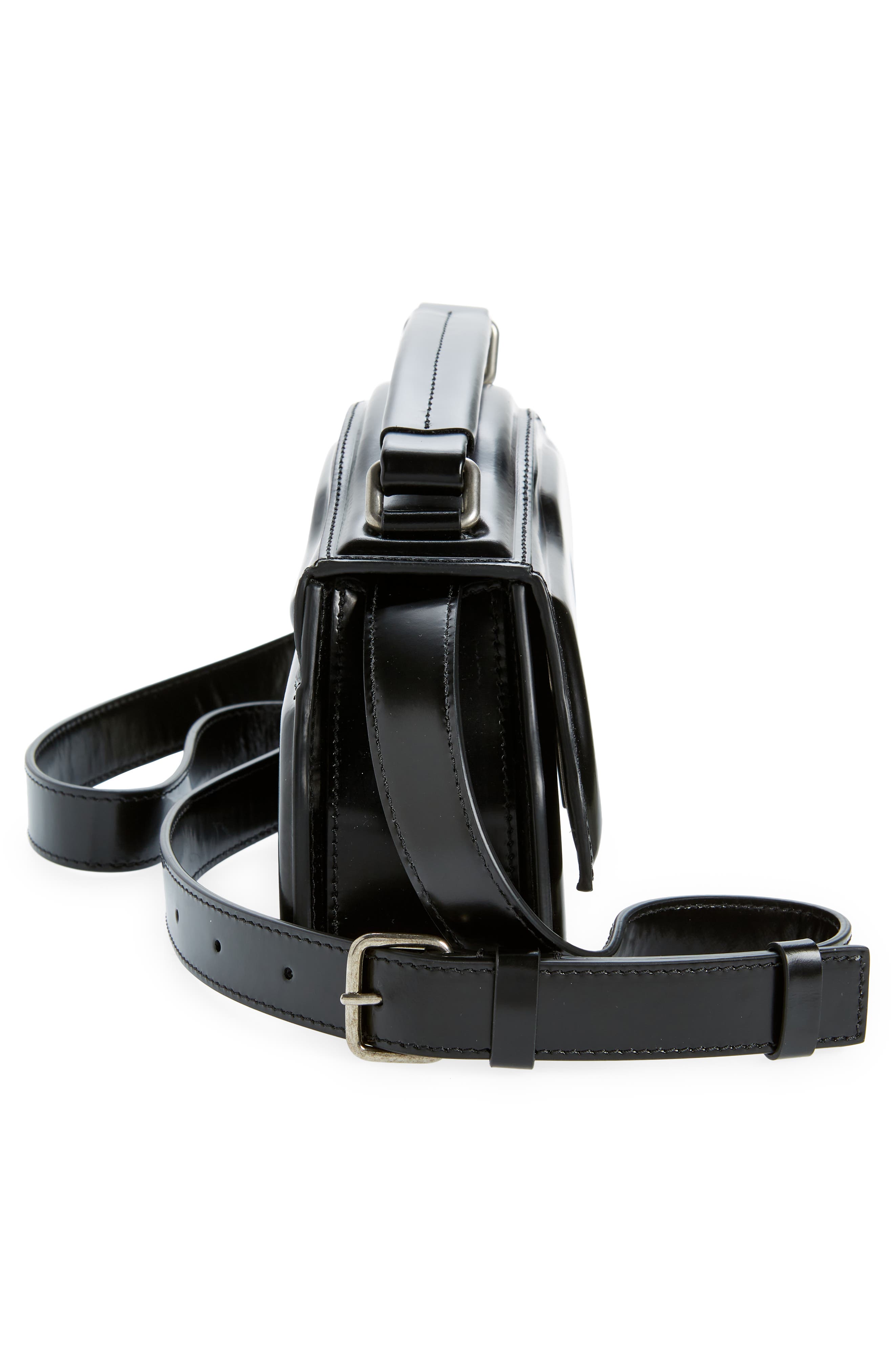 Acne Studios x Keisuke Otobe Distortion Wavy Top Handle Bag, Alternate, color, 