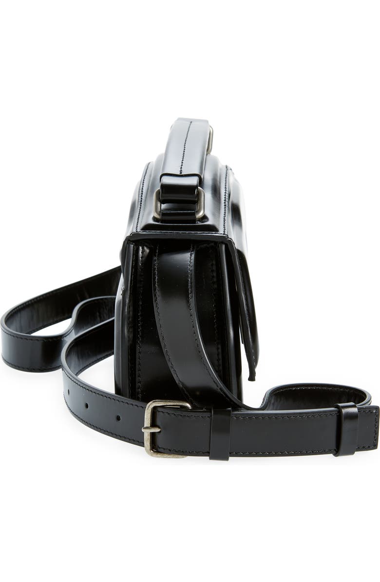 Acne Studios x Keisuke Otobe Distortion Wavy Top Handle Bag, Alternate, color,