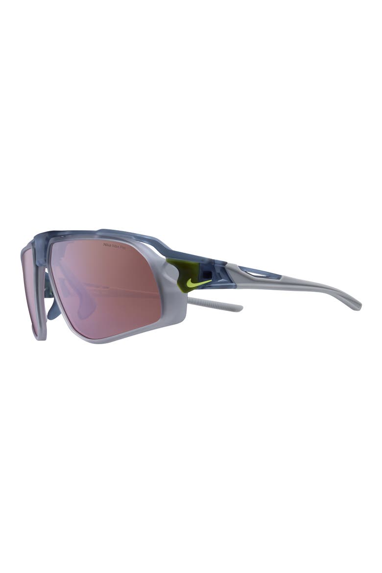 Flyfree 72mm Rectangular Sunglasses, Alternate, color, MATTE ASHEN SLATE/ COURSE