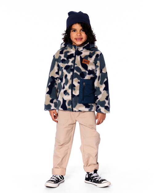 Deux Par Deux Kids Unisex Reversible Mid-season Jacket In Multi