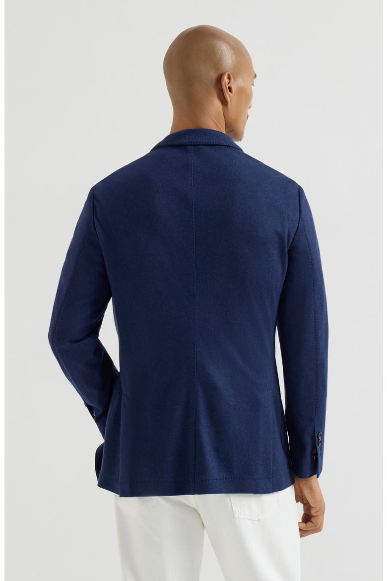 Cashmere jersey blazer, Alternate, color, Cobalt