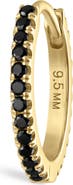 MARIA TASH Black Diamond Eternity Hoop Earring