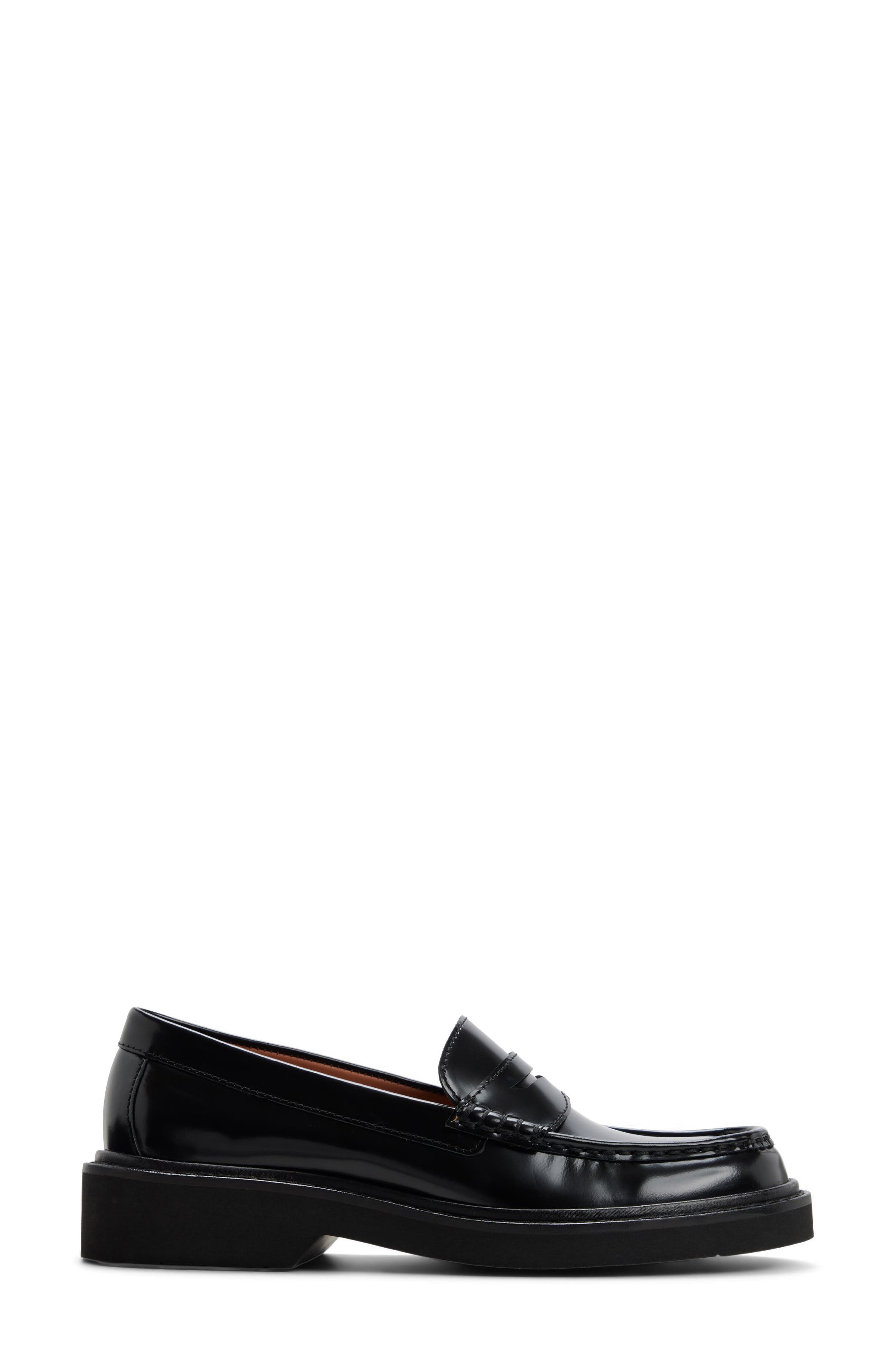 Grace Penny Loafer, Alternate, color, BLACK