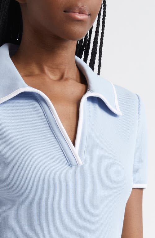 Veronica Beard Veronic Beard Kearney Striped Tee In Bluebell