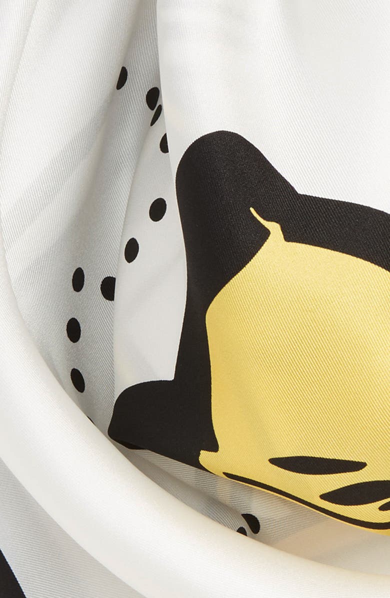 Stella McCartney Banana Silk Bandana, Alternate, color, 