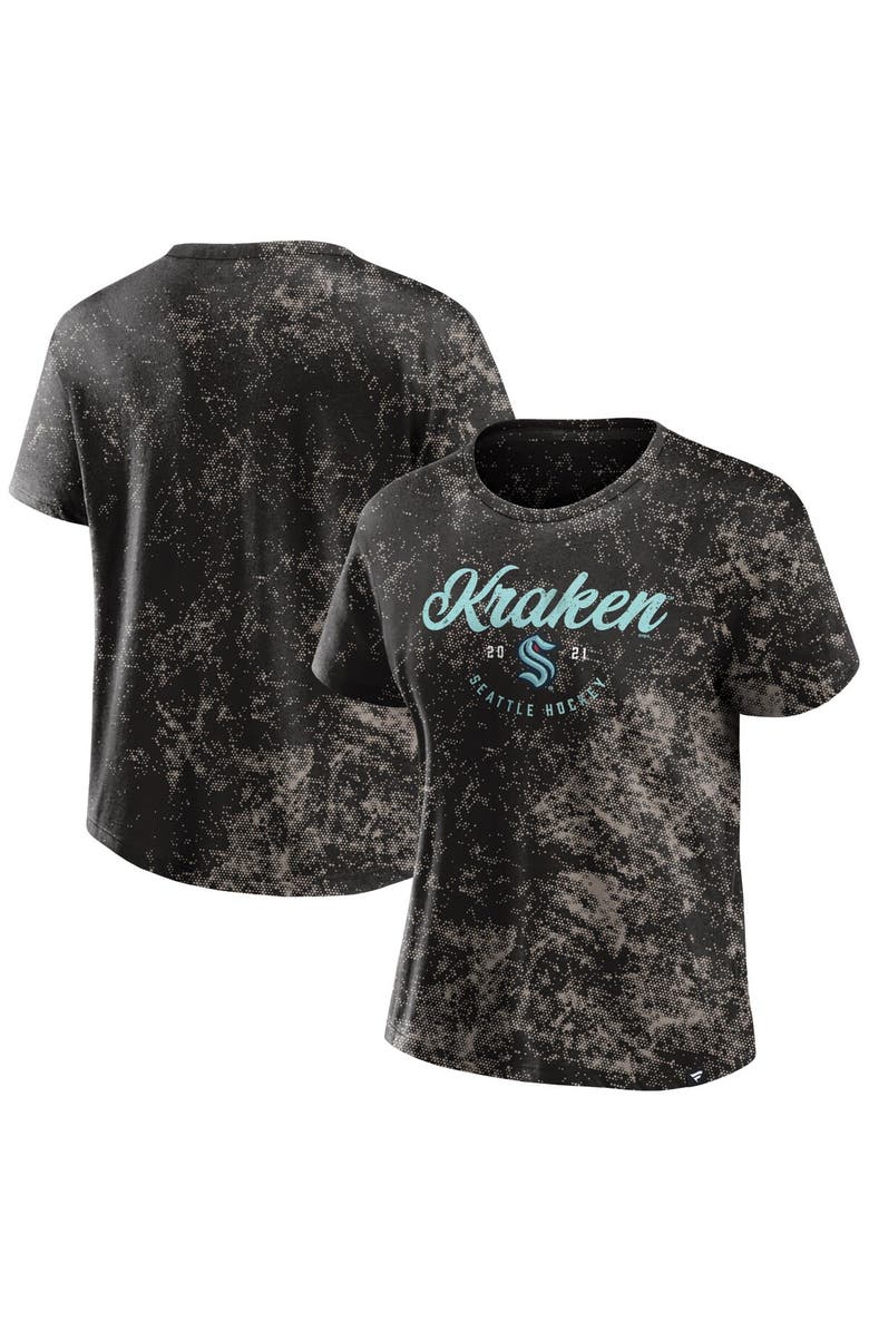 FANATICS Women's Fanatics Branded  Black Seattle Kraken Breakaway T-Shirt, Main, color, Black