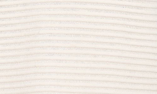 Nic + Zoe Nic+zoe Ottoman Stitched Sweater In Classic Cream