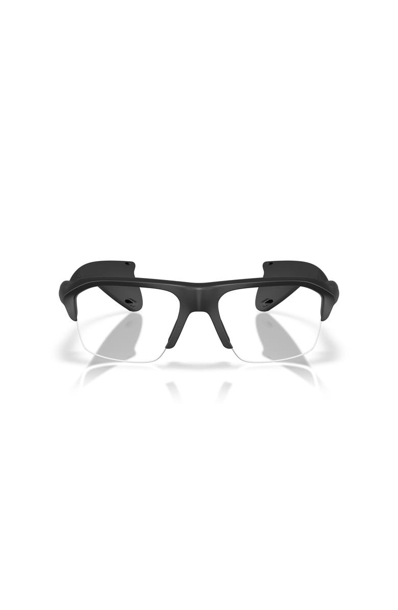 Oakley 60mm Rectangle optical glasses, Alternate, color, Black