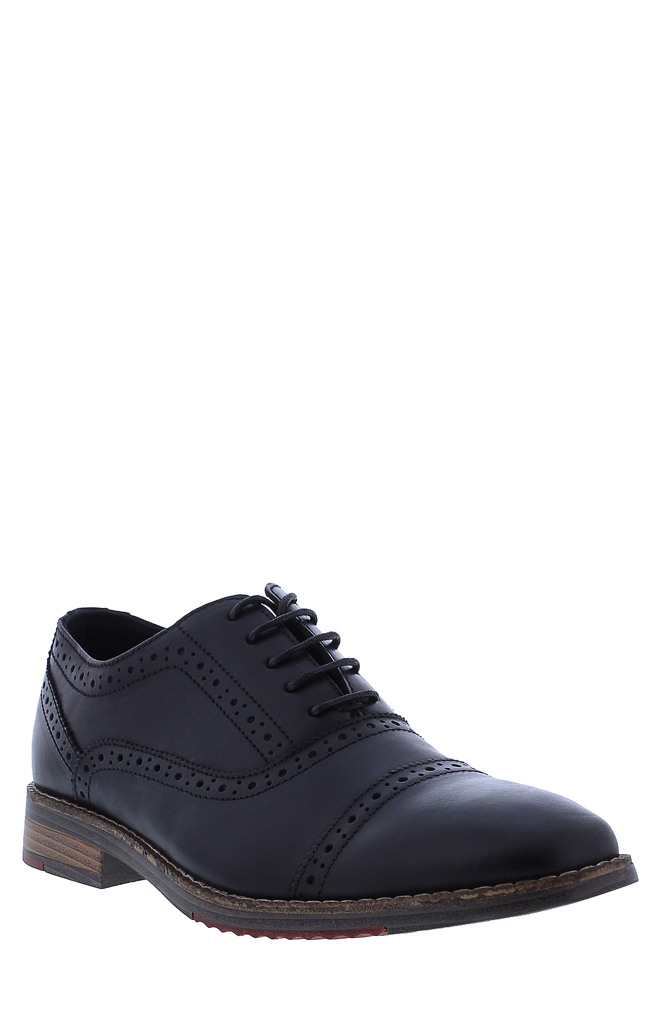 English Laundry Omar Cap Toe Oxford, Main, color, 