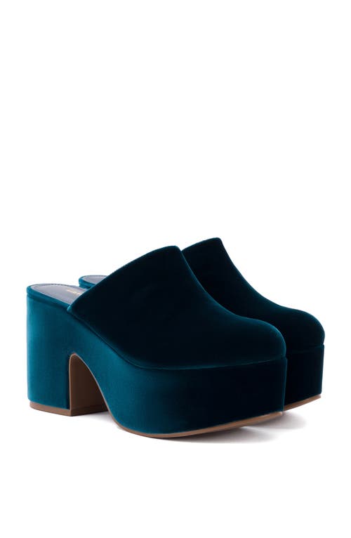 Larroude Larroudé Miso Clog In Deep Sea