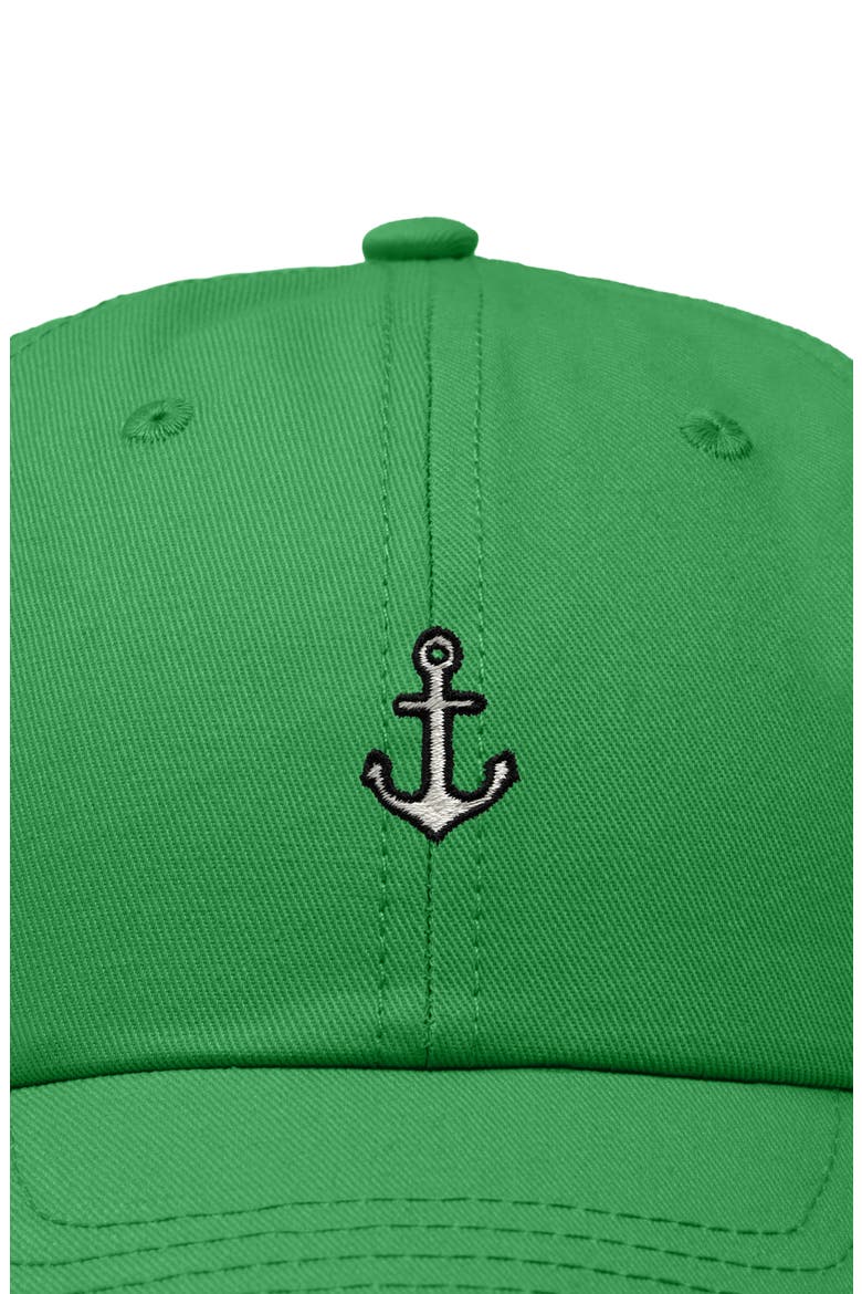 Anchor Dad Cap, Alternate, color, Kelly Green