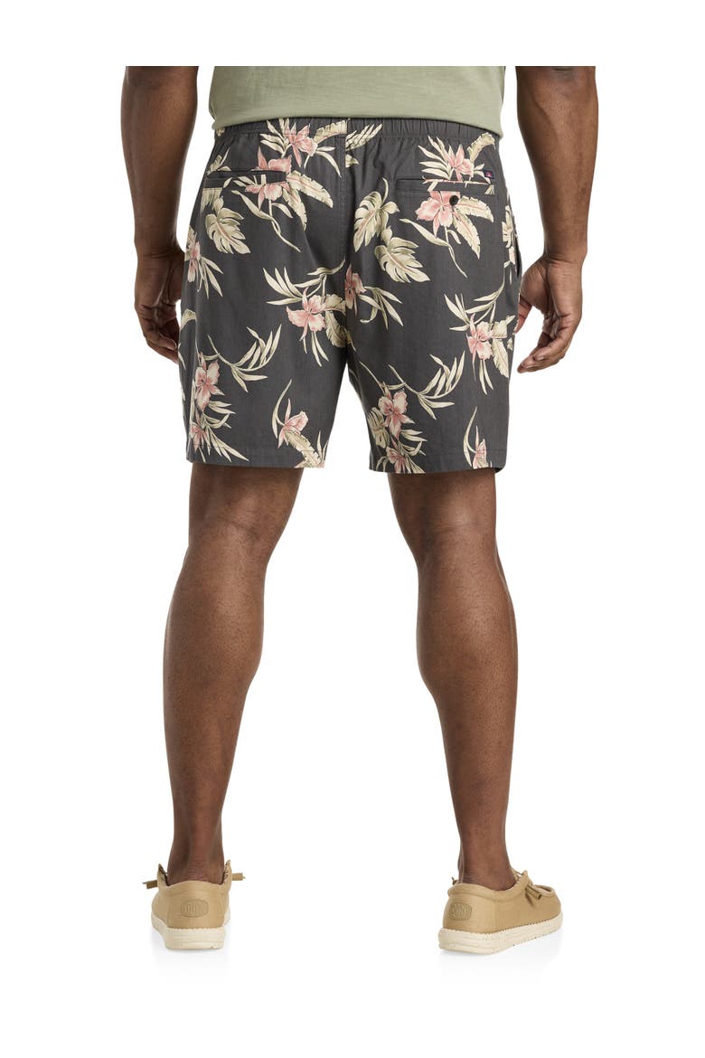 Big & Tall Essential Drawstring Shorts, Alternate, color, CHARCOAL