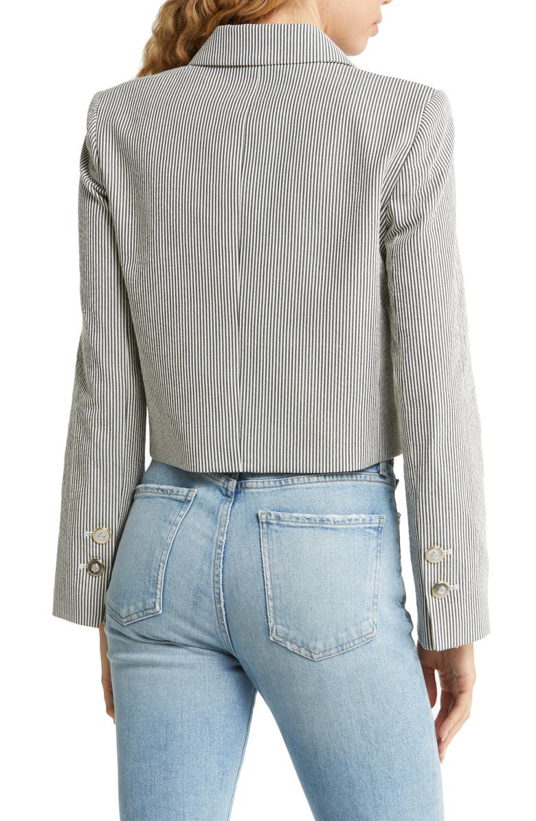 TWP Perfect Waiter Double Breasted Crop Blazer, Alternate, color, 