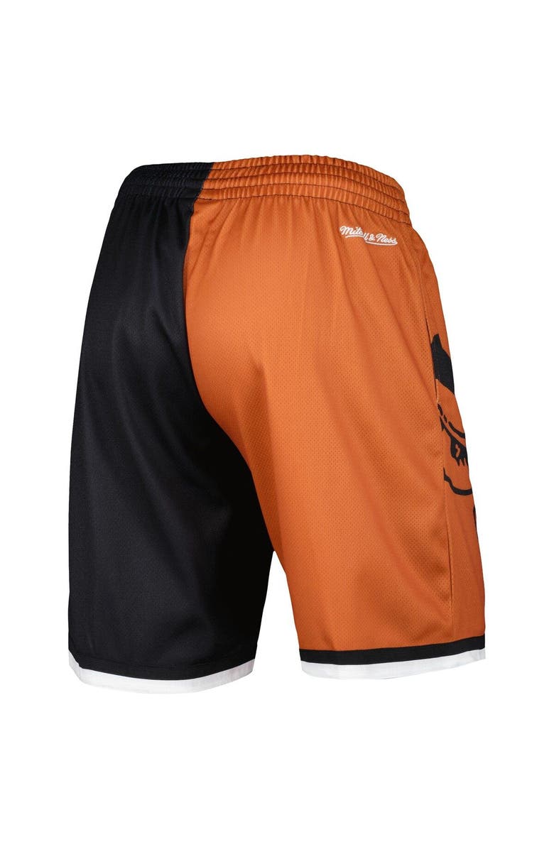 Mitchell & Ness Men's Mitchell & Ness Texas Orange/Black Texas Longhorns Big Face 5.0 Fashion Shorts, Alternate, color, 