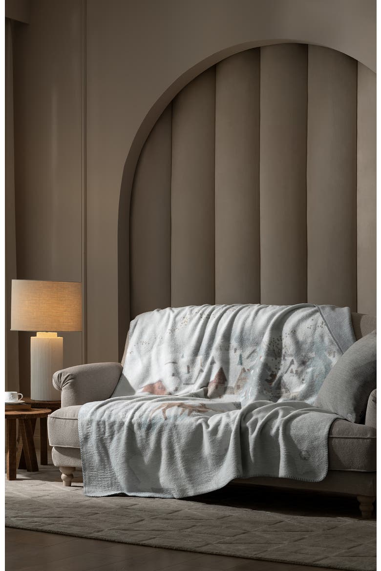 Snowy Throw, Alternate, color, Grey