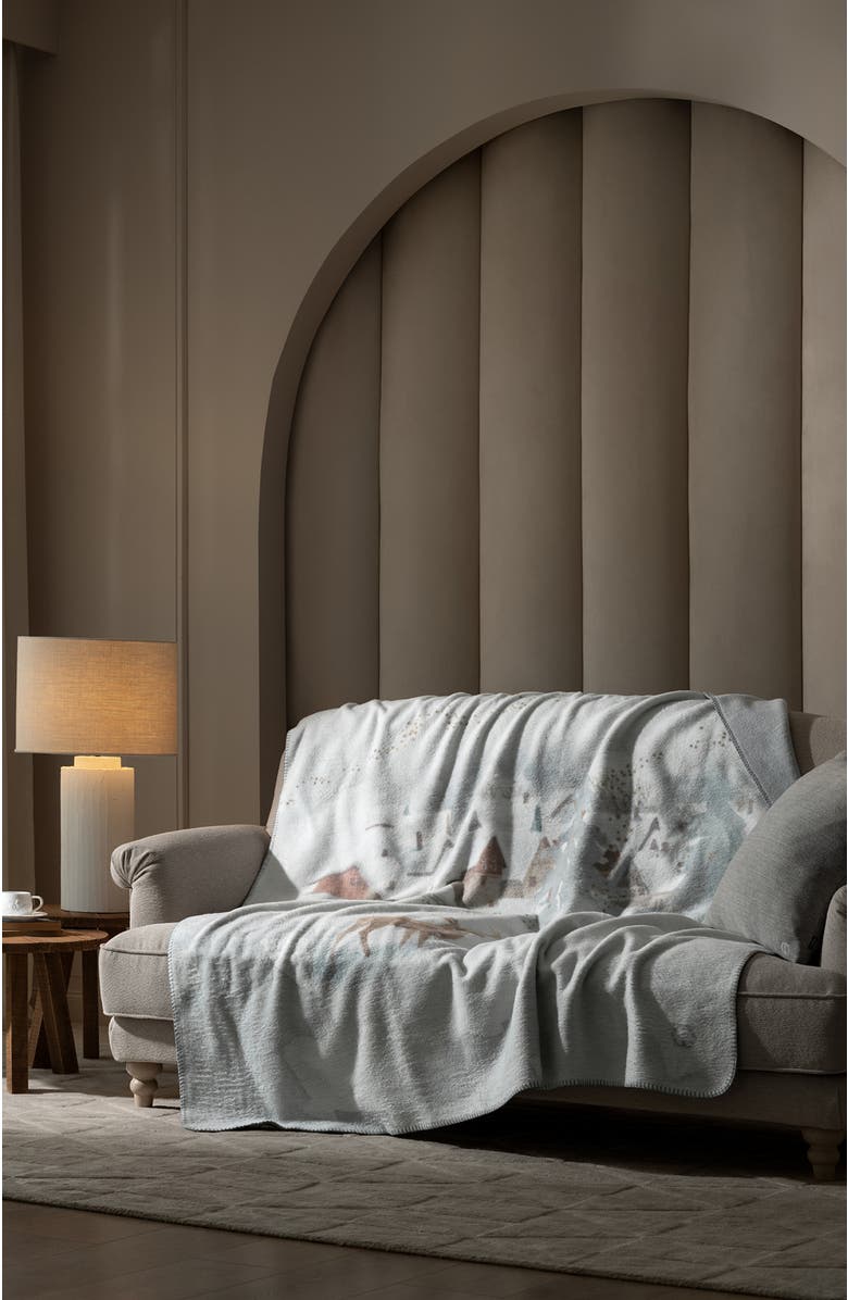 Togas Snowy Throw, Alternate, color, Grey