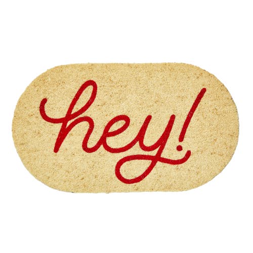 Tag Hey Shaped Non-slip Coir Mat Multi Coir Summer In Sand