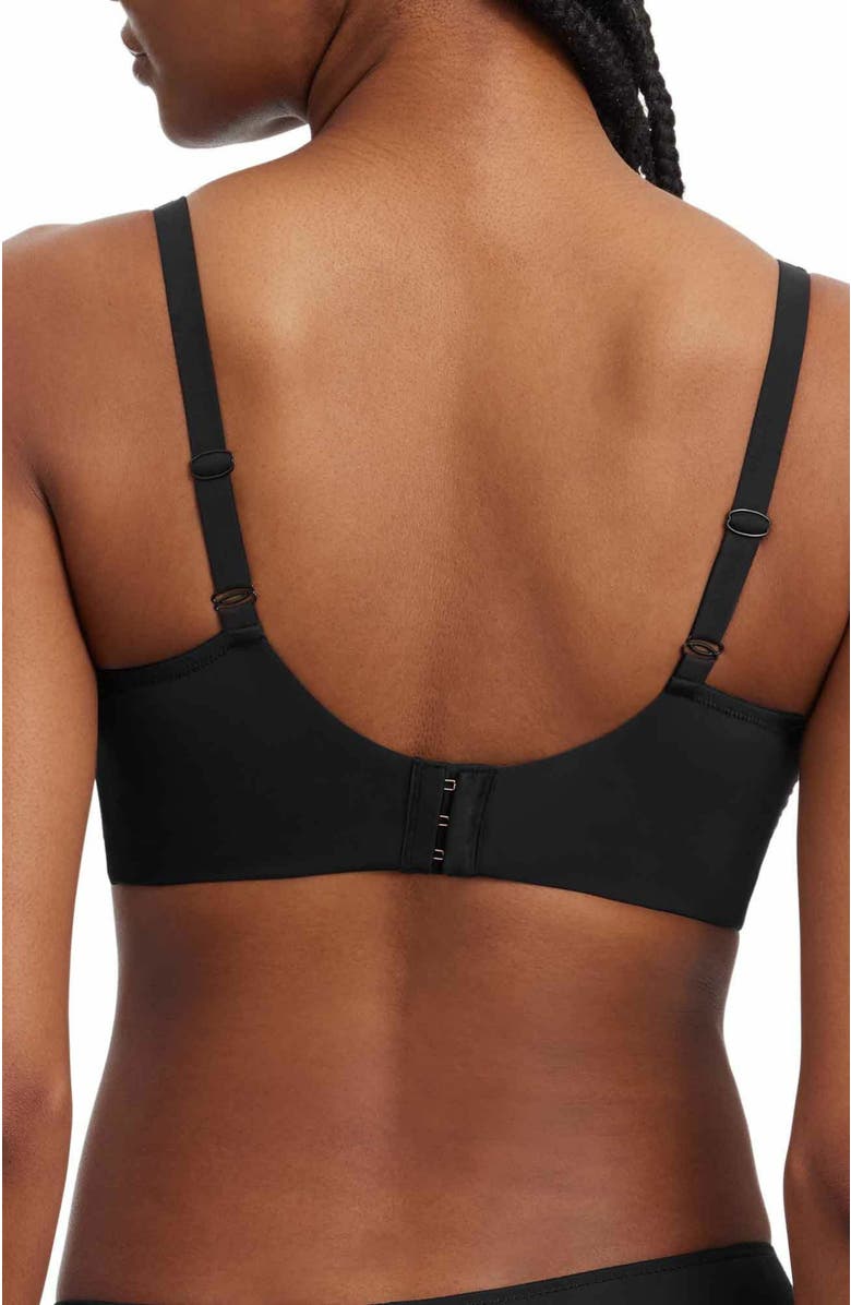 Skarlett Blue Minx Lace Plunge Lightly Lined V-Wire Bra, Alternate, color, Black