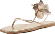 Free People Mismatched Magnolia Appliqué Ankle Strap Sandal