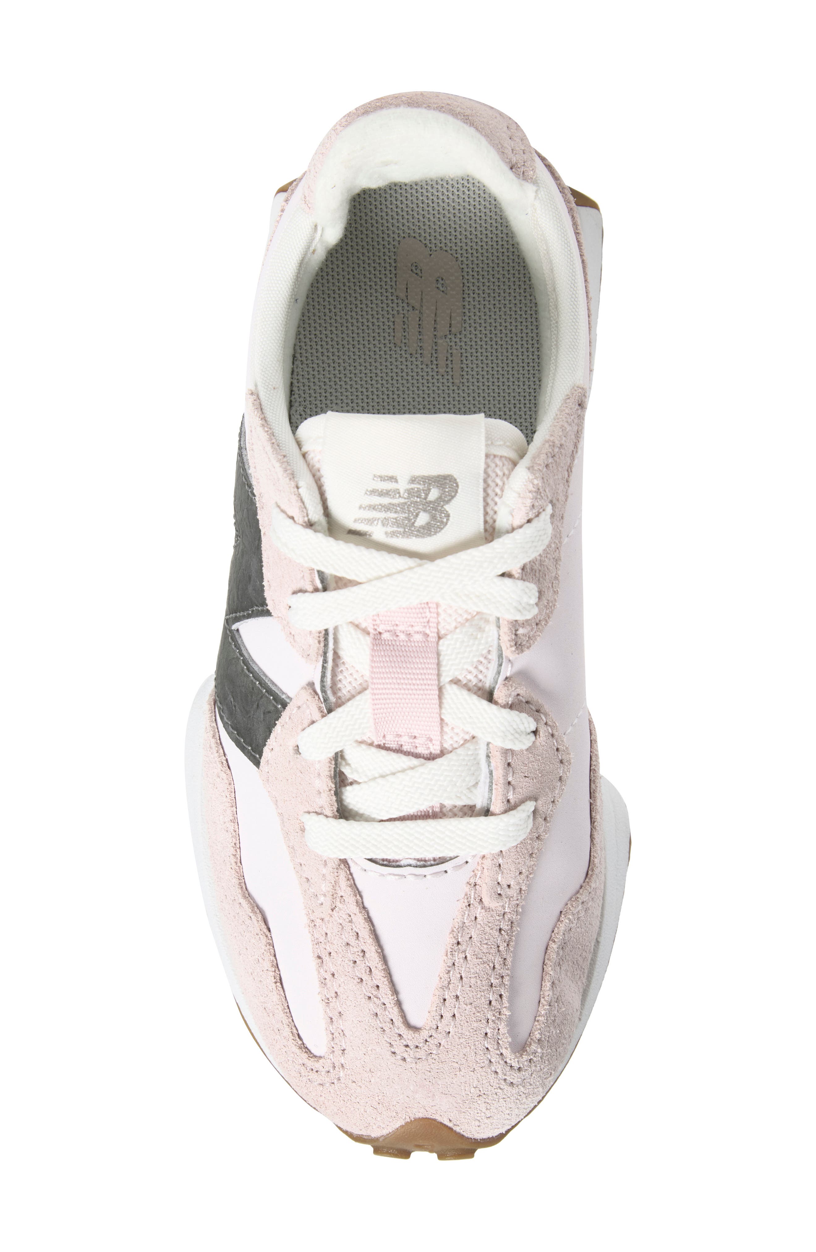 Kids' 327 Sneaker, Alternate, color, PINK SALT/ DK SILVER METALLIC