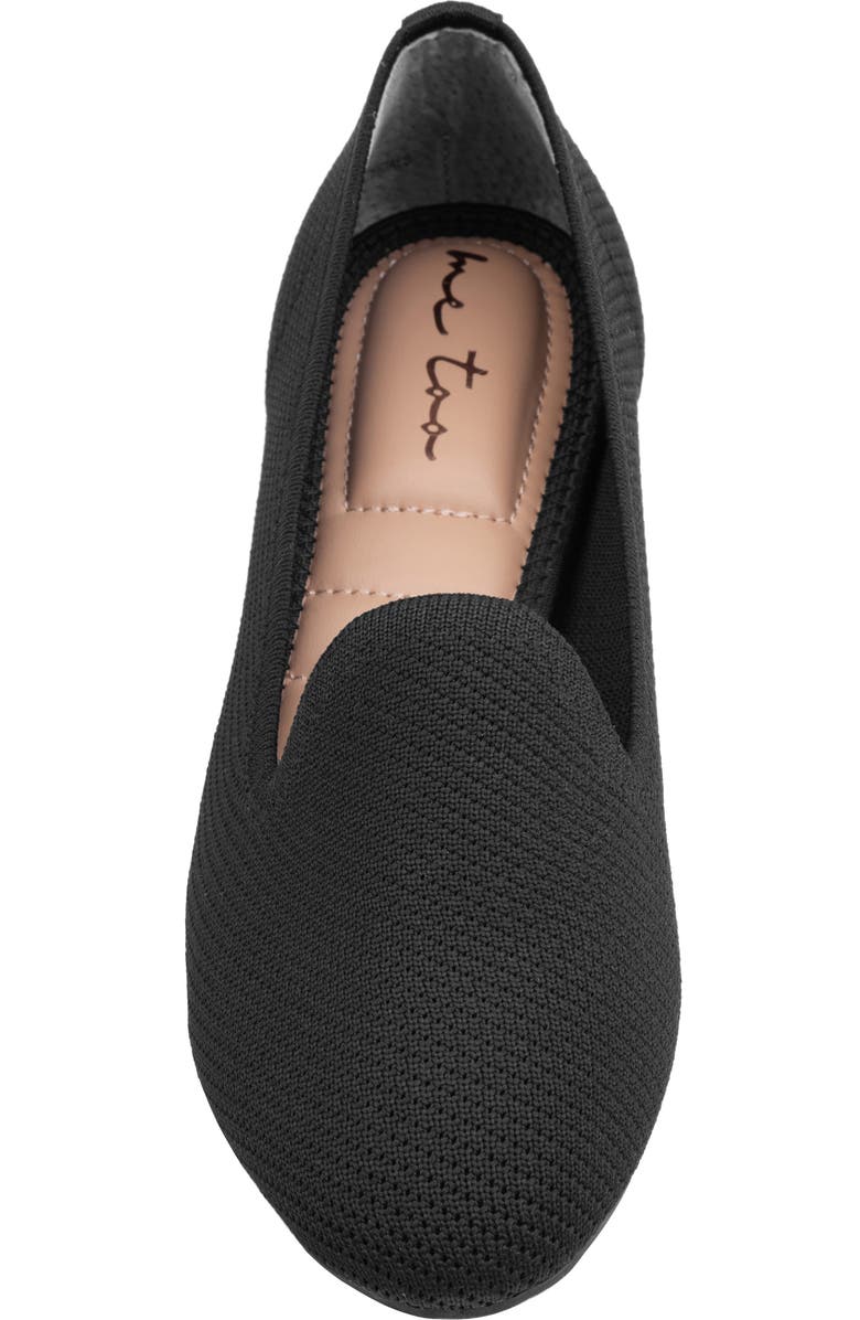 Me Too Basin Knit Loafer, Alternate, color, Black