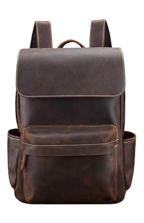 The Helka Backpack | Genuine Vintage Leather Backpack