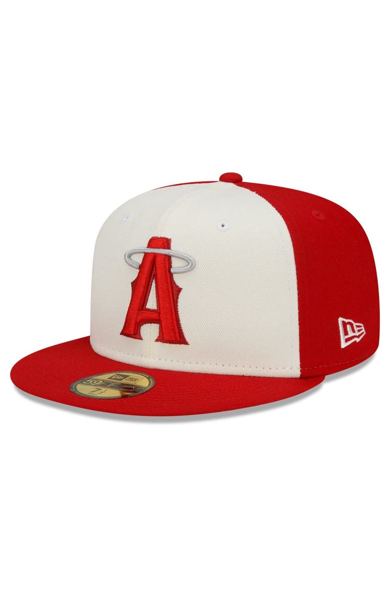 New Era Men's New Era Red Los Angeles Angels 2022 City Connect 59FIFTY Fitted Hat, Main, color, Red