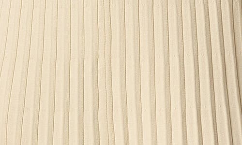 English Factory Knit Pointelle Midi Skirt In Ivory