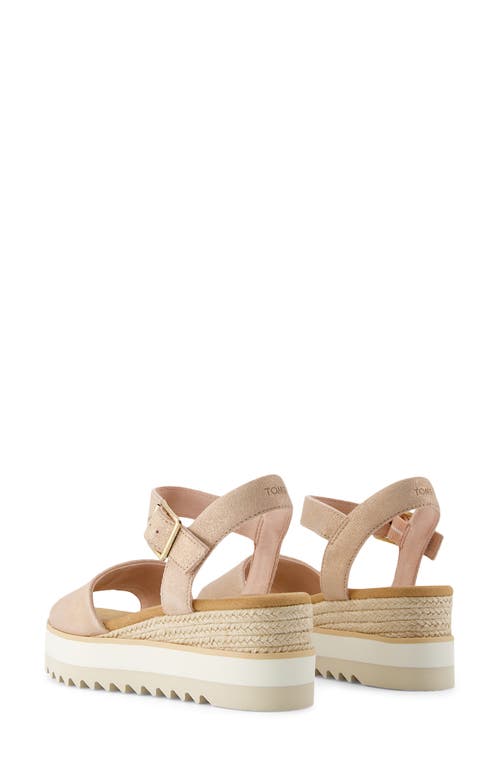 Toms Diana Platform Wedge Sandal