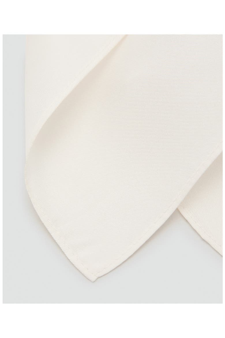 Silk Pocket Square, Alternate, color, WHITE