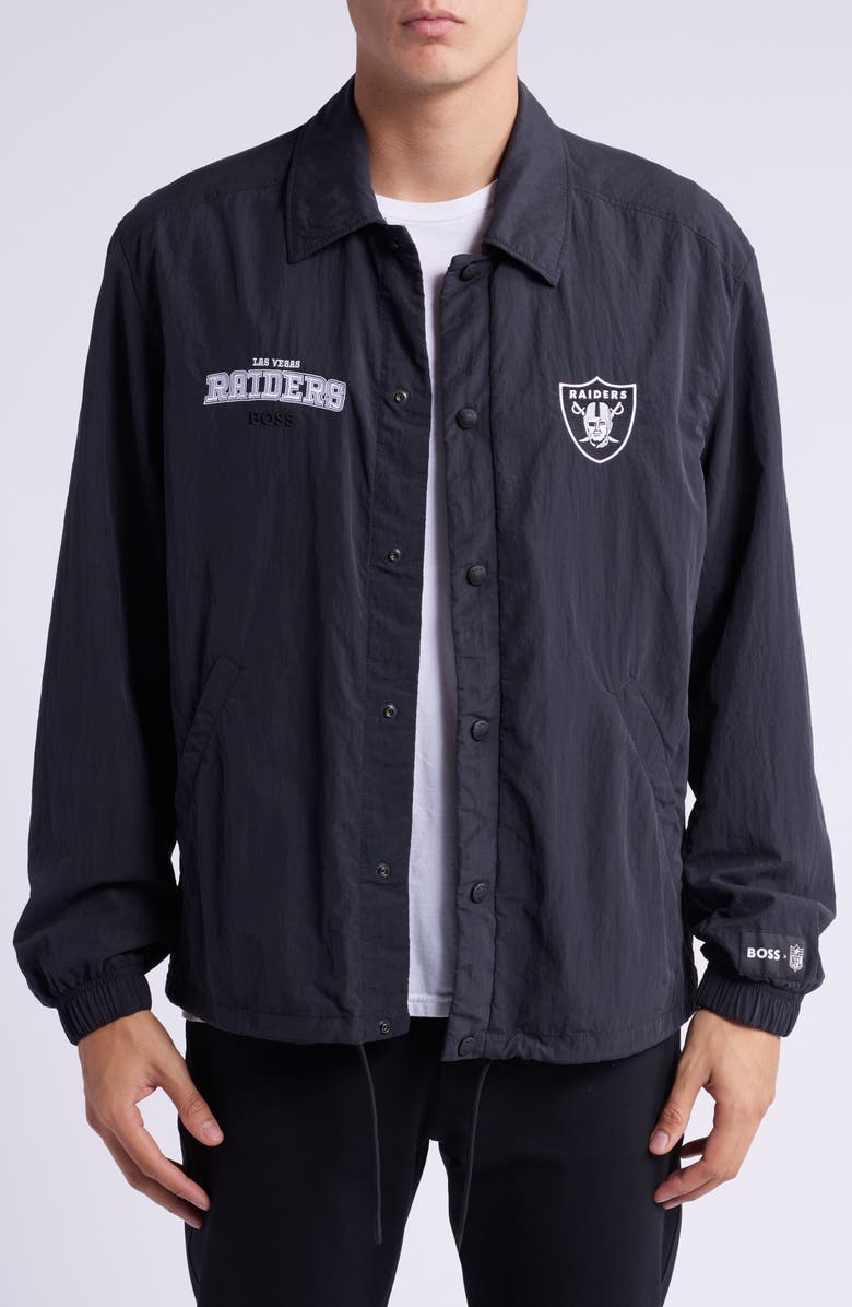 Boss X NFL x NFL Otto Jacket, Main, color, Las Vegas Raiders