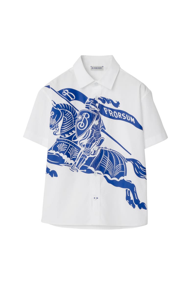 Burberry EKD Stretch Cotton Shirt, Main, color, 