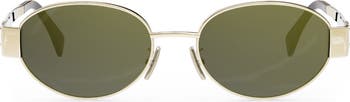 Triomphe 54mm Oval Sunglasses