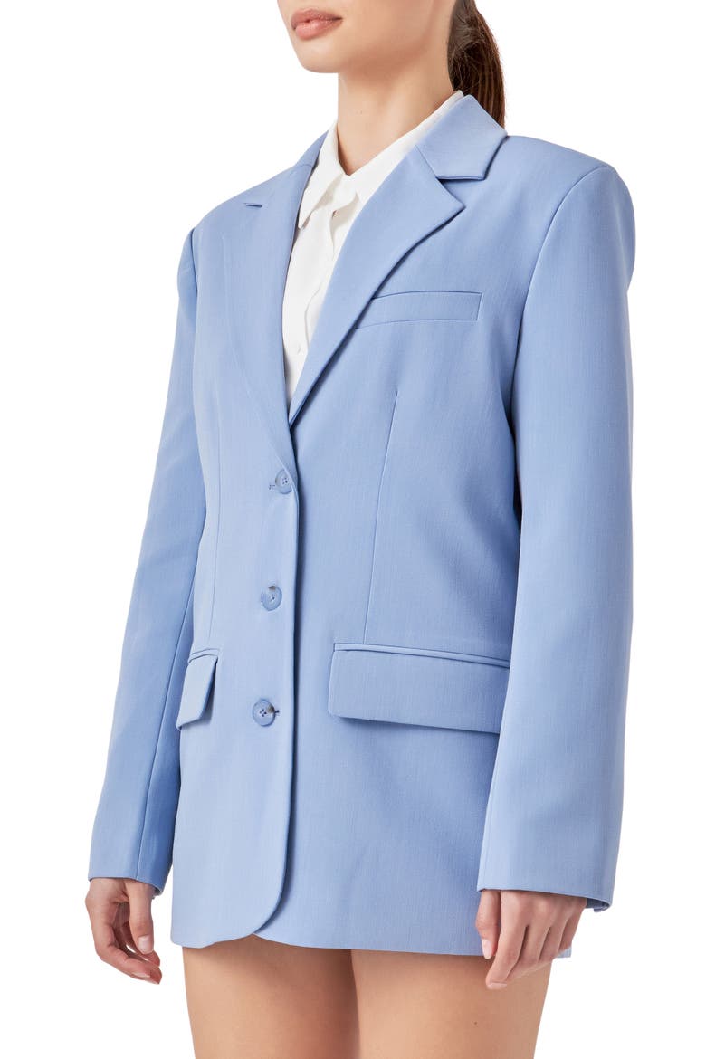 Suit Blazer, Alternate, color, CLEAN BLUE